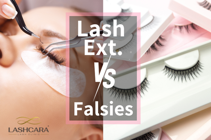 Lash extension versus false lashes, L;ashcara clinic Pune, india